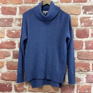 Benedetta B Sweater Women's Small Blue Merino Wool Cashmere Blend Casual Italy